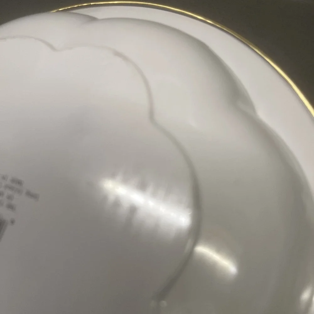 Vintage Tin bowl by The Tin Box Company of America Floral Patern  10.5